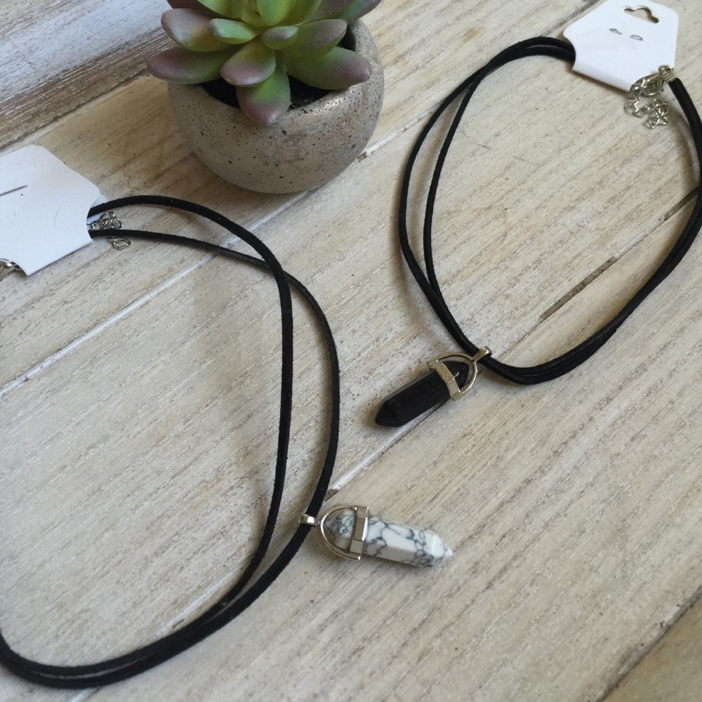 🔸Double Strand Crystal Choker